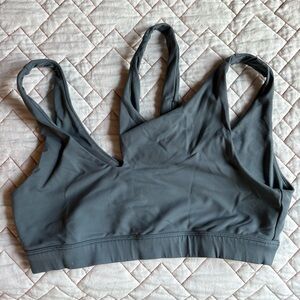 Alo Steele Blue Sports Bra